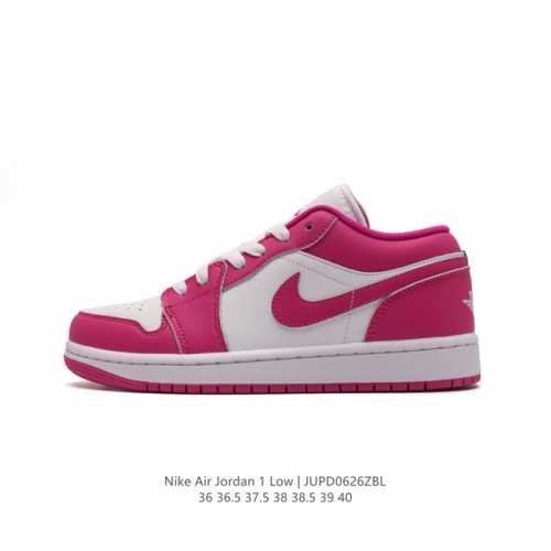 耐克 乔丹Air Jordan 1 Low AJ1 乔1 乔丹1代aj1 低帮复古文化休闲运动篮球鞋。该鞋款从 1985 年元年款汲取设计灵感，焕新演绎简约经典