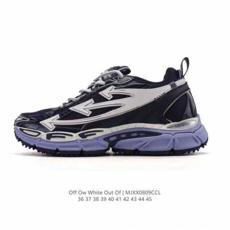 公司级 Off-White品牌运动鞋 时尚老爹鞋 厚底增高老爹慢跑鞋 近期流行的潮流穿搭球鞋，从Virgil Abloh设计的标志到小白鞋成为热门单品，Ff-W - 点击图像关闭