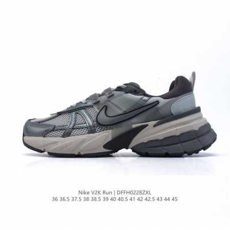 降价 Nike 耐克 V2K Run 减震防滑 复古低帮运动跑步鞋 超火复古跑鞋，采用太空革组合呼吸网眼布鞋面材质，搭载正确4层组合底模，嵌入Tpu加固稳定模块 - 点击图像关闭