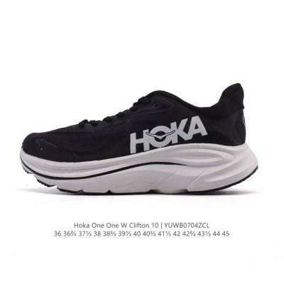 新款 Hoka One One 推出升级 Clifton 10 克利夫顿10代 男女士休闲跑步鞋轻量缓震运动鞋。Hoka One One的Clifton克利夫顿