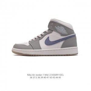 头层皮 耐克 Nike Air Jordan 1 Mid 男女子篮球鞋时尚轻盈板鞋aj1乔1运动鞋 乔丹一代 高帮复古休闲篮球鞋 。Air Jordan 1 M