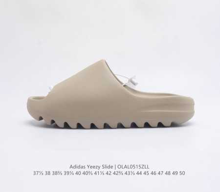 香味版 阿迪达斯 Adidas Yeezy Slide 经典运动拖鞋时尚厚底增高男女一字拖鞋 Yeezy Slide椰子拖鞋的外观十分吸引人 融合了舒适与时尚的 - 点击图像关闭