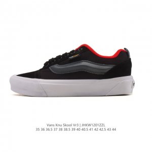 万斯 Vans Knu-Skool Vr3 Lx 面包鞋皮革拼接鞋面。坎普尔 茱利安系列低帮复古硫化休闲运动板鞋“肥胖版大Logo”要说整个 年最为热门的鞋型之