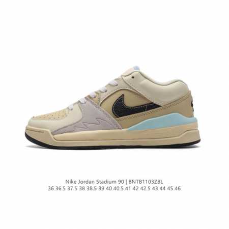 真标 耐克 Nike Air Jordan Stadium AJ90 潮流运动板鞋 aj90 FB2269-104 充满了对TinkerHathield 原创设 - 点击图像关闭