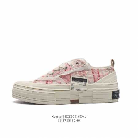 吴建豪个人新锐品牌xvessel G.O.P Mule Slip On 重工解构厚底软木运动鞋 百搭乞丐风增高帆布面板鞋休闲男女鞋，古法手工艺与皮鞋工艺完美结合 - 点击图像关闭
