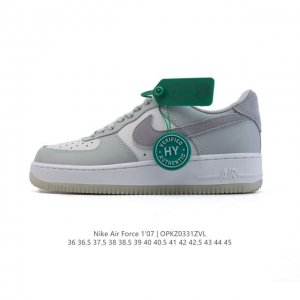 公司级 附赠送Logo清洁刷 Af1耐克 Nike Air Force 1 ‘07 Low 空军一号厚底增高百搭休闲运动板鞋 原楦头原纸板 打造纯正空军版型，专