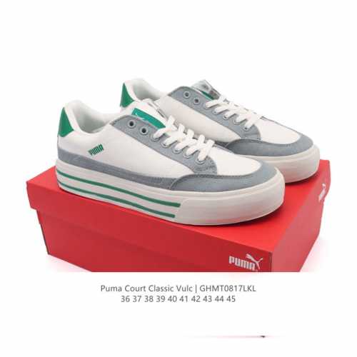 新品公司级 Puma彪马女Court Classic Vulc Fs运动休闲鞋39635302初夏少年感Ootd｜氛围感工装Look真的不出错！材质上，鞋面布料