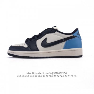 耐克 乔丹Air Jordan 1 Low Aj1 乔1 乔丹1代Aj1 低帮复古文化休闲运动篮球鞋 从1985 年面世的元年款汲取设计灵感 采用简洁大方的经典