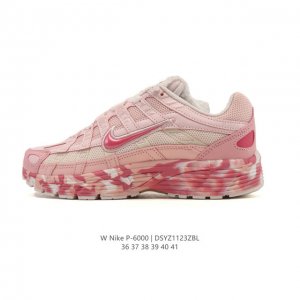 耐克 Nike 女子休闲运动鞋 p-6000premium 轻便舒适透气防滑缓震耐磨跑步鞋。p-6000 是一款植根于 0 年代风格的混合款式，让人想起去年再次