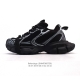 公司级 巴黎世家 Balenciaga 3Xl Sneakers 巴黎世家 十代网布系带低帮走秀复古老爹运动鞋 透气网纱 网面 材料和聚氨酯 磨损效果 鞋头边缘