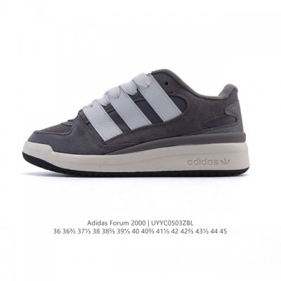 新品 阿迪达斯 Adidas Originals Forum 0 舒适百搭 防滑耐磨 低帮 板鞋 男女同款 三叶草Forum 0 三叶草新款运动板鞋！ 谁能拒绝
