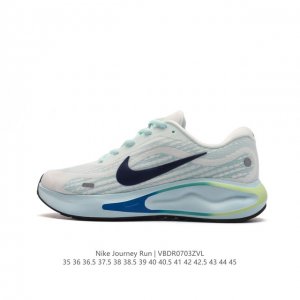 耐克 Nike Journey Run 男女子透气公路跑步鞋 搭载柔软厚实的 ComfiRide 泡绵缓震配置，助你征服充满挑战的路面，大步流星，微笑前行。该鞋