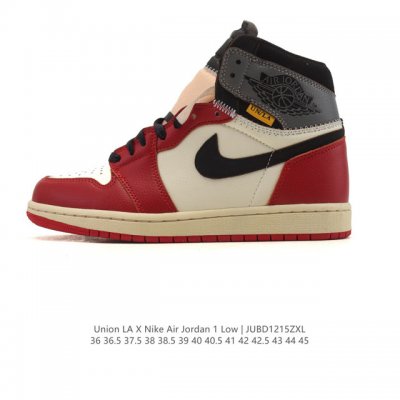 耐克 Union X Air Jordan 1 Retro High pk Nrg 高帮Aj1 乔丹一代经典复古运动篮球板鞋 洛杉矶品牌Union与Jordan