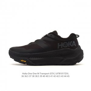新品公司级 Hoka One One 新款减震透气运动慢跑鞋 简约时尚休闲 男女款冬户外畅行防水徒步鞋Transport Gtx 舒适登山鞋这款跑鞋采用先进的3