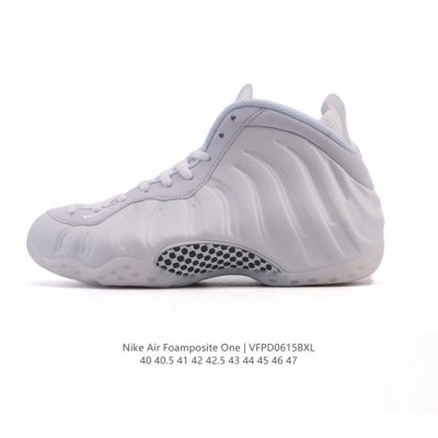 公司级 耐克Nike Air Foamposite One 男鞋 时尚运动鞋潮篮球鞋，它是一双内场的后卫战靴，97年1月份首期发行，使用Foamposite一次