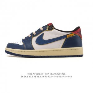 公司级 真标 耐克 乔丹Air Jordan 1 Low Aj1 乔1 乔丹1代Aj1 低帮复古文化休闲运动篮球鞋。该鞋款从 1985 年元年款汲取设计灵感，焕