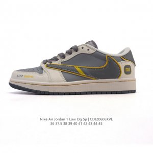 公司级 真标 耐克 Nike Air Jordan 1 Low Og Sp Military Blue Aj1乔1倒勾 2025年新款 蛇年新款 低帮篮球鞋 A