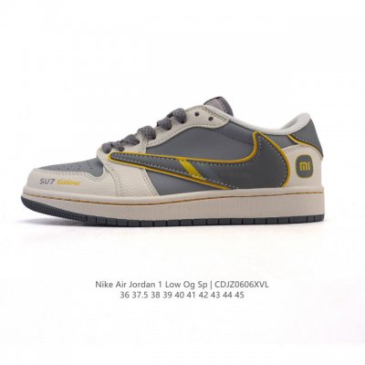 公司级 真标 耐克 Nike Air Jordan 1 Low Og Sp Military Blue Aj1乔1倒勾 2025年新款 蛇年新款 低帮篮球鞋 A