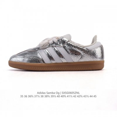 公司级 阿迪达斯 德训鞋 Adidas Originals Samba Og Shoes 经典运动鞋小白鞋 T头鞋 女鞋 彰显休闲摩登风情的时尚经典鞋。它诞生于