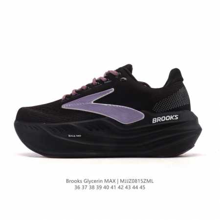 新品公司级 布鲁克斯 Glycerin Max 超级甘油:舒适的增高神器！Brooks Glycerin Max是一款极具突破性的顶级缓震运动跑鞋，由百年专业跑 - 点击图像关闭