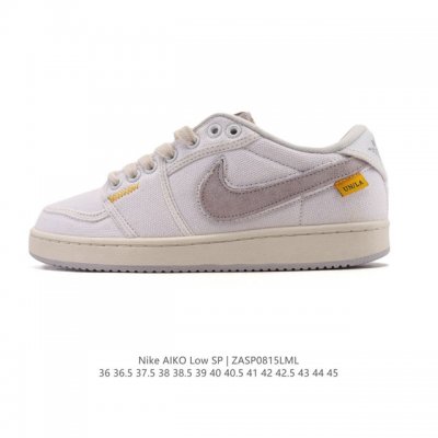 90 洛杉矶知名店铺Union X Nike Air Jordan 1 Retro Ajko Low Sp”White Neutral Grey“Aj1乔丹一代