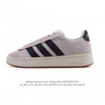 新品 阿迪达斯 Adidas男女Grand Court Alpha 00S网球鞋 舒适百搭小白鞋 防滑耐磨 低帮 板鞋 阿迪达斯中性四季款网球训练鞋 Jr054