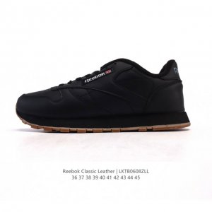 新品 锐步 Reebok Classic Leather 舒适百搭防滑 低帮运动跑步鞋 男女同款 白色复古越野鞋，钩环设计太绝了！Reebok Classic