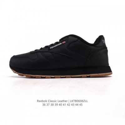 新品 锐步 Reebok Classic Leather 舒适百搭防滑 低帮运动跑步鞋 男女同款 白色复古越野鞋，钩环设计太绝了！Reebok Classic