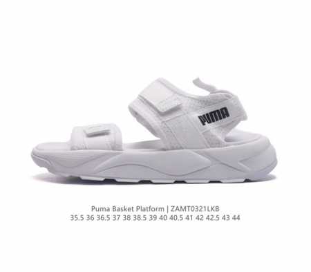 Puma 彪马 #采用尼龙织带条魔术贴调节设计#发泡轻量缓震eva中底及耐磨防滑橡胶外底男女神宣美同款 夏日新品puma 彪马 Rs-Sandal Lri 百搭 - 点击图像关闭