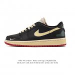 耐克 乔丹Air Jordan 1 Low Aj1 乔1 乔丹1代Aj1 低帮复古文化休闲运动篮球鞋。该鞋款从 1985 年元年款汲取设计灵感，焕新演绎简约经典
