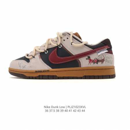公司级 耐克 Nike Dunk Low Retro 运动鞋复古板鞋 解构绑带 双鞋带，作为 80 年代经典篮球鞋款，起初专为硬木球场打造，后来成为席卷街头的时 - 点击图像关闭