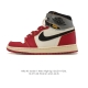耐克 男女款运动板鞋 Nike Air Jordan 1 Retro High Og 乔丹一代Aj1 乔1 Aj1 篮球鞋复刻运动鞋。皮面高帮板鞋的设计灵感源自