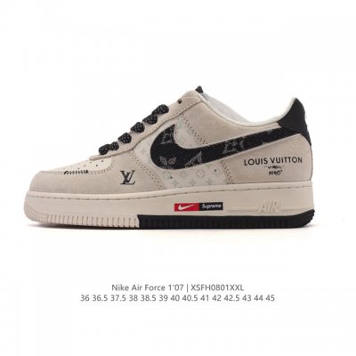公司级 耐克 Nike Air Force 1 '07 Low 空军一号含气垫 小白鞋 低帮百搭厚底增高休闲运动板鞋。柔软、弹性十足的缓震性能和出色的中底设计，