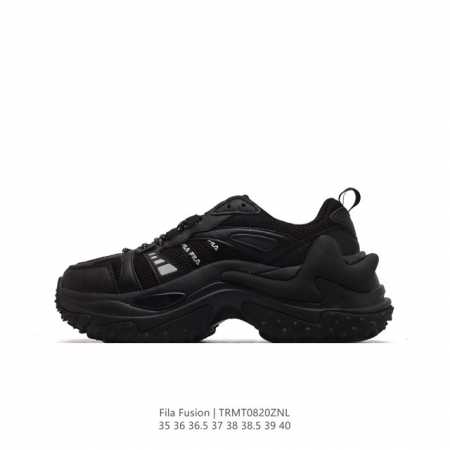 fila Fusion 意大利百年经典运动品牌，网红单品 小红书推荐爆款 Fila斐乐火星鞋新款复p古百搭运动鞋斐乐潮牌文化篮球鞋 街头风运动鞋老爹鞋厚底跑步鞋 - 点击图像关闭
