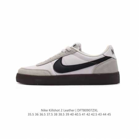 耐克板鞋 米白 复古板鞋j.Crew X Nike 联名 Killshot Ii Leather 男女休闲复古运动鞋。采用米白色皮革制作鞋身，大号swoosh - 点击图像关闭