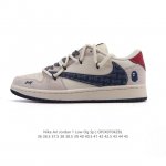 公司级 真标 耐克 Nike Air Jordan 1 Low Og Sp Military Blue Aj1乔1倒勾 2025年新款 蛇年新款 低帮篮球鞋 解