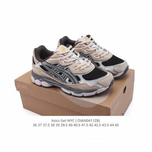 公司级 Asicsgel-Nyc复古单品 亚瑟士Asicstiger 新款休闲鞋 厚底街头运动休闲鞋，Asics亚瑟士推出全新Gel-Nyc，彰显纽约都市活力。
