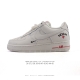 真标 耐克 Nike Air Force 1 '07 Low 空军一号含气垫 小白鞋 低帮百搭厚底增高休闲运动板鞋。柔软、弹性十足的缓震性能和出色的中底设计，横