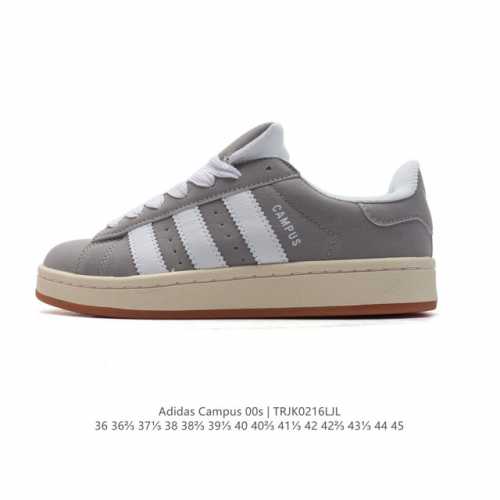 100 Adidas阿迪达斯.三叶草Campus 00S 面包鞋复古休闲板鞋。千禧回潮！Adidas Campus 00S 经典再现！面包化的Campus鞋款在