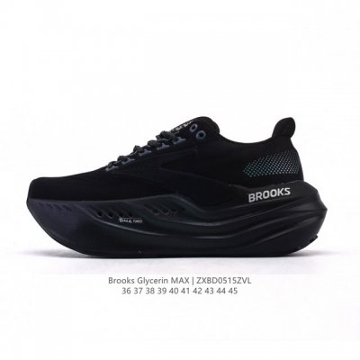 新品公司级 布鲁克斯 Glycerin Max 超级甘油:舒适的增高神器 Brooks Glycerin Max是一款极具突破性的顶级缓震运动跑鞋 由百年专业跑