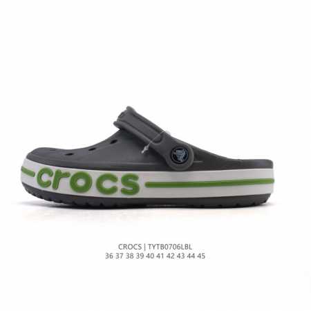 Crocs 沙滩洞洞鞋 贝雅 男女士休闲厚底增高凉拖鞋 卡骆驰明星同款 厚底增高凸显大长腿沙滩鞋 选择尺码时 建议选大一码 脚感更舒适 这款没有鞋盒 类型：男女 - 点击图像关闭