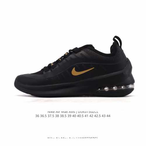 耐克 Nike Air Max Axis 男女子运动鞋气垫缓震轻便休闲运动跑步网面透气舒适日常慢跑鞋，时尚的无缝覆面和透气网眼布演绎时尚外观。流线型中底和独特后