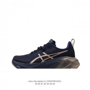 asics 亚瑟士novablast4男士运动跑步鞋 厚底增高老爹鞋 缓震回弹透气耐磨跑鞋 一鞋一科技：Novablast 4，跑鞋中底同时实现厚软轻弹。主要科