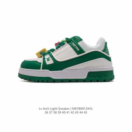 公司级 路易威登louis Vuitton Lv路易威登板鞋 时尚厚底增高运动鞋 潮男女鞋 舒适防滑底和百搭性霸屏整个时尚娱乐圈，细节调整完美主义！鞋面采用专柜 - 点击图像关闭