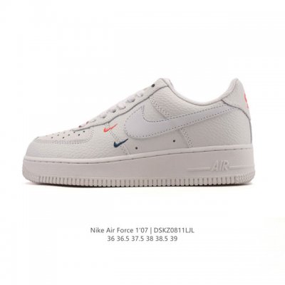 耐克 Nike Air Force 1 '07 Low 空军一号含气垫 小白鞋 2025年新款 低帮百搭厚底增高休闲运动板鞋。柔软、弹性十足的缓震性能和出色的中