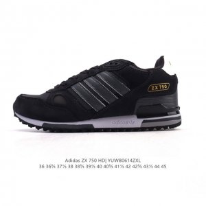 阿迪达斯 Adidas Zx 750 户外耐磨舒适运动休闲鞋男女同款经典运动鞋。80年代,Zx系列问世。这款经典鞋,采用热塑性聚氨酯橡胶 Tpu 鞋跟笼,搭配乙