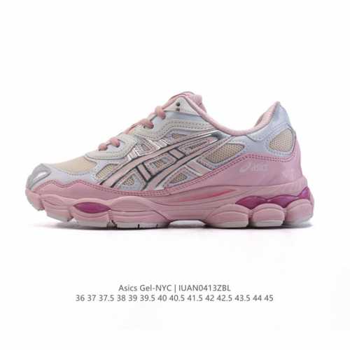 公司级 Asicsgel-Nyc复古单品 亚瑟士Asicstiger 新款休闲鞋 厚底街头运动休闲鞋，Asics亚瑟士推出全新Gel-Nyc，彰显纽约都市活力。