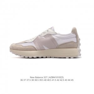 真标 Nb 新百伦 New Balance 327系列复古休闲运动慢跑鞋时尚男女运动鞋 以更纯粹的复古风格设计打造的全新造型 侧身还以解构设计，将 N 字标志以