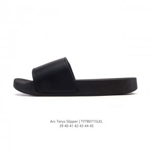 新品公司级 始祖鸟 Arcteryx Slipper系列 运动休闲 沙滩凉拖鞋 始祖鸟橡胶软底拖鞋 防滑一字拖鞋 一脚蹬男款 白色，舒适鞋底设计，重要的是不臭脚