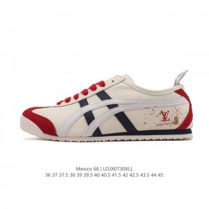 真标 Asics 亚瑟士 男女鞋 配足弓鞋垫 日产经典老牌-鬼塚虎 Onitsuka Tiger Mexico 66经典墨西哥系列复古经典百搭板鞋休闲运动鞋慢跑